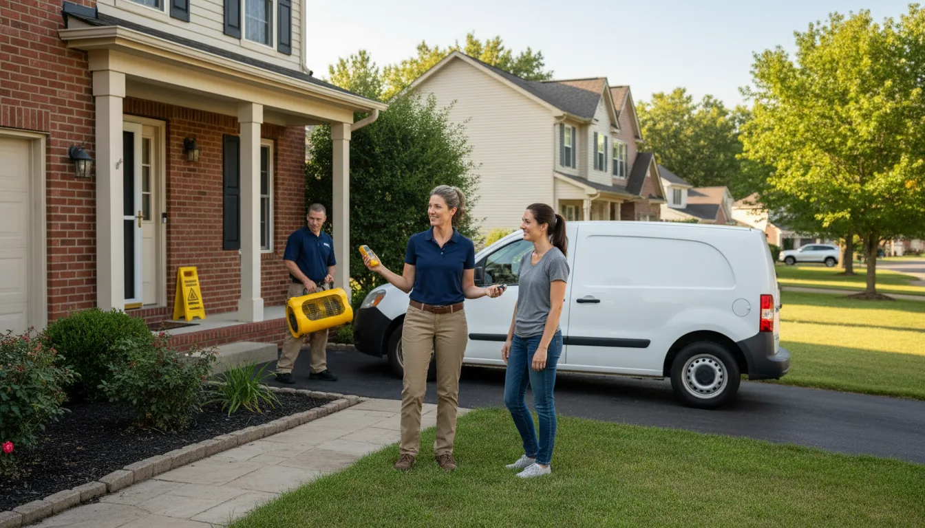 Water restoration image for Home Water Damage Repair in Sedalia, NC